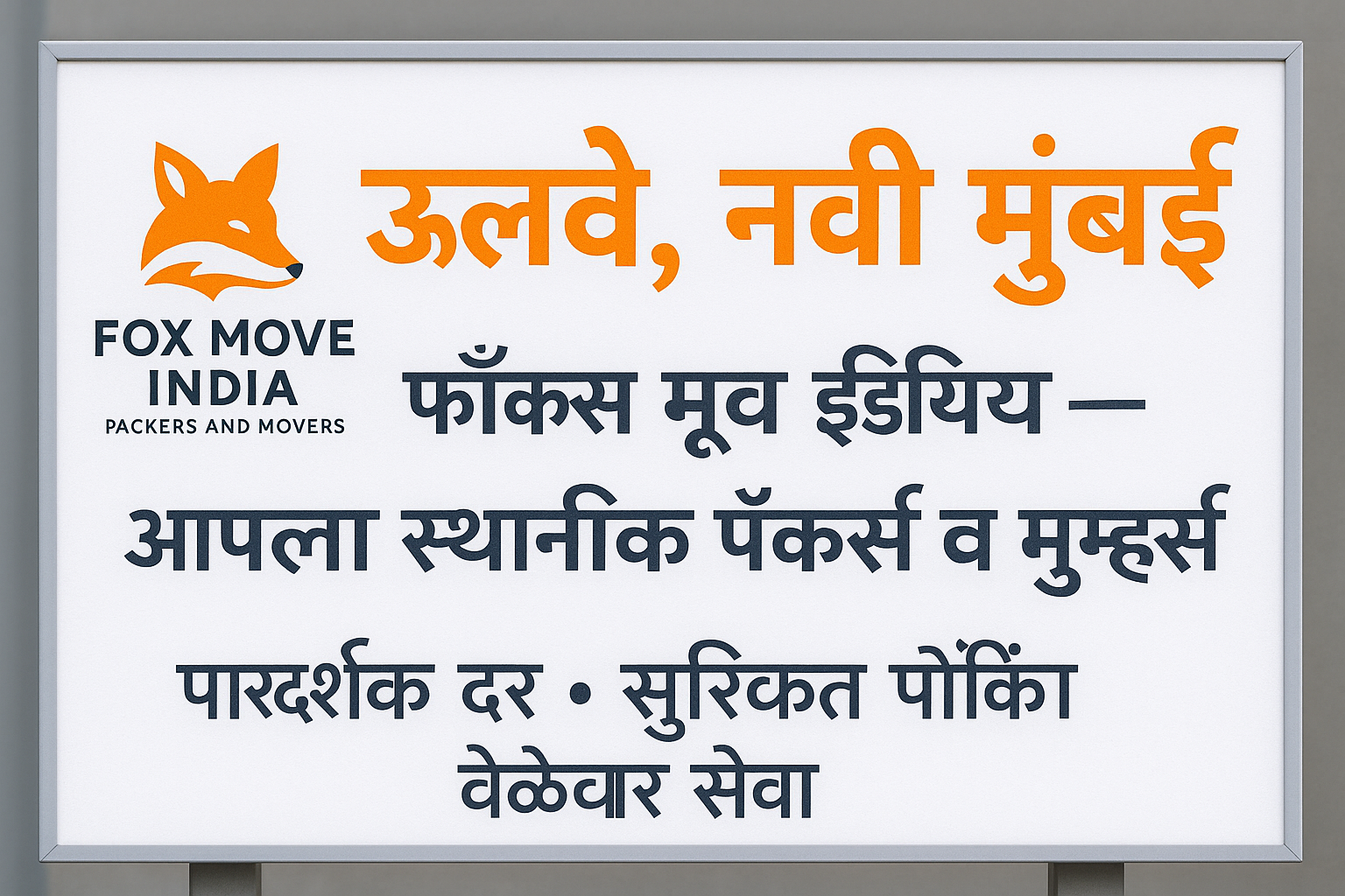Fox Move India Packers and Movers in Ulwe